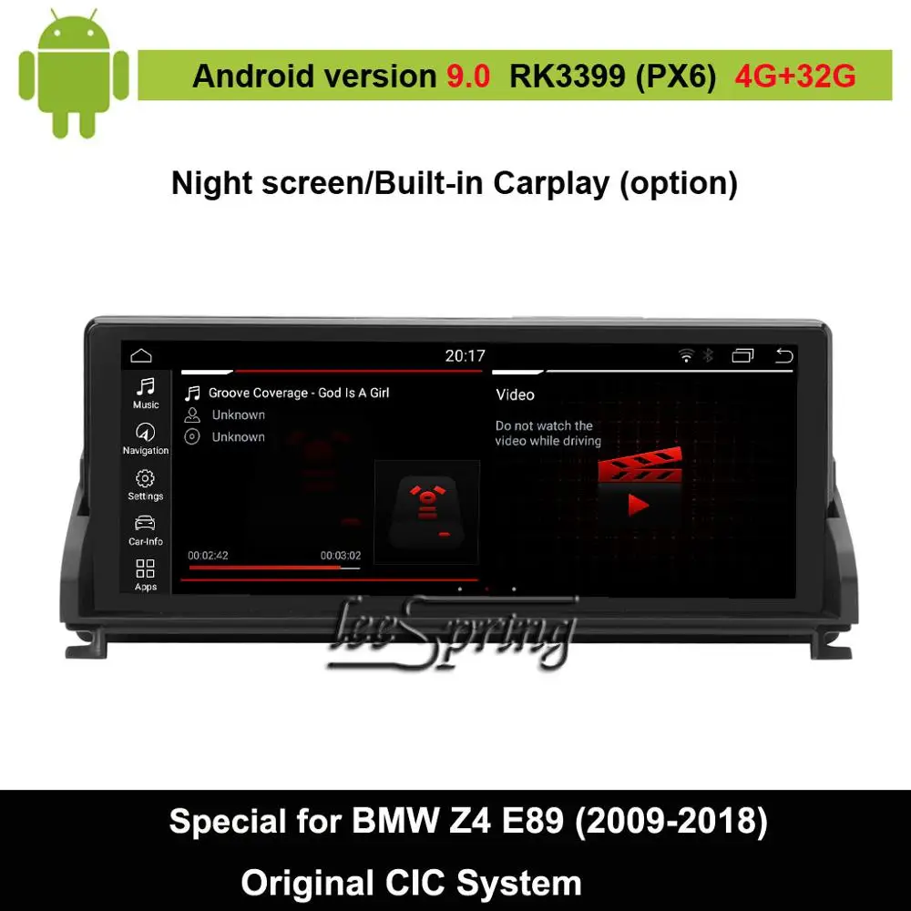 Автомобильный аудиоплеер Vdieo на Android 9 0 для BMW Z4 E89 (2009 2018) оригинальный обновленный