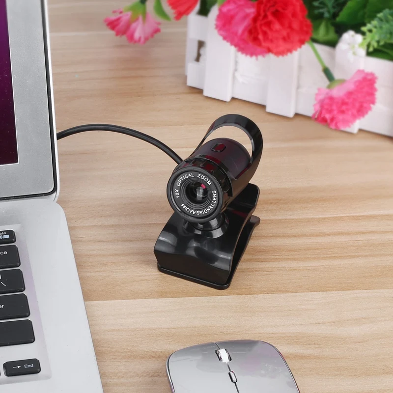 A1 веб-камера USB высокой четкости веб-камера Веб-камера 360 градусов микрофон клип-на для Youtube компьютер ПК ноутбук камера для ноутбука черный