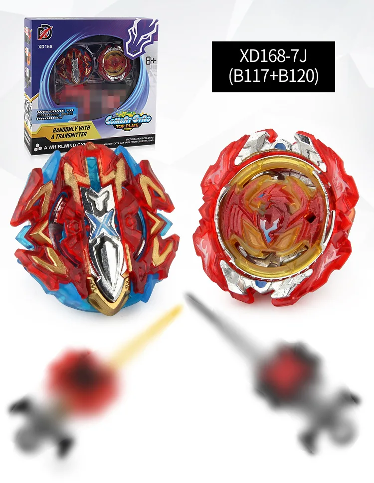 Xd168-7j Spinner Battle Set B117b120 Burst Spinner 2-in-1 Game Arena Gyro Plate