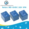 Relays SRD-05VDC-SL-C SRD-12VDC-SL-C SRD-24VDC-SL-C SRD-48VDC-SL-C 5 Pin DC 5V 12V 24V 48V 10A 250VAC 5PIN Power Relays ► Photo 1/6