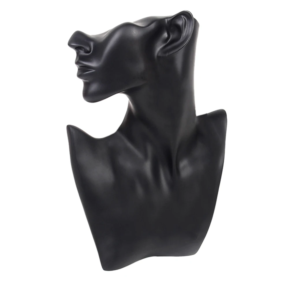 

Chain Counter Showcase Holder Show Shelf Organizer Necklace Earring Decoration Store Resin Mannequin Jewelry Display Stand Home
