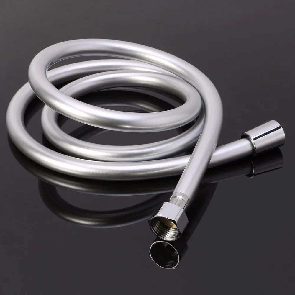 1.5m Flexible PVC Handheld Shower Head Hose Bathroom Explosion-proof Pipe1