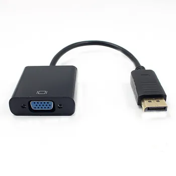 

Display Port DP to VGA Female Adapter Cable Converter For Projector DTV TV HDVD Player 1080P