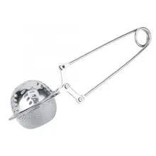 Ситечко для чая, портативное ситечко для чая из нержавеющей стали, Сетчатое ситечко для чая, кухонные принадлежности для хранения