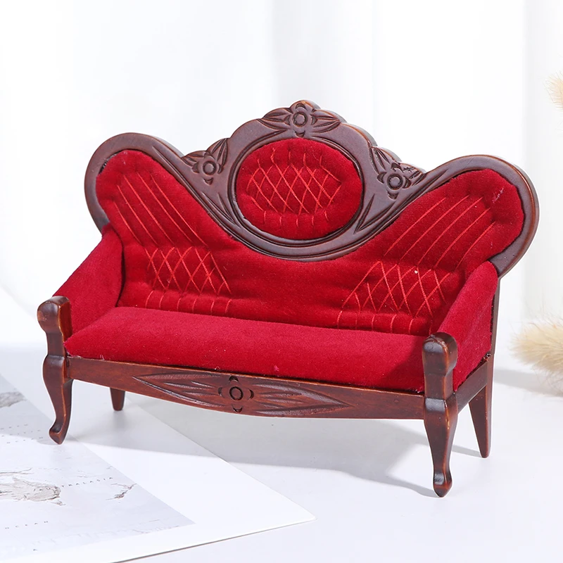 112 Miniature Soft Single Sofa For Dolls Mini Furniture Toys Doll