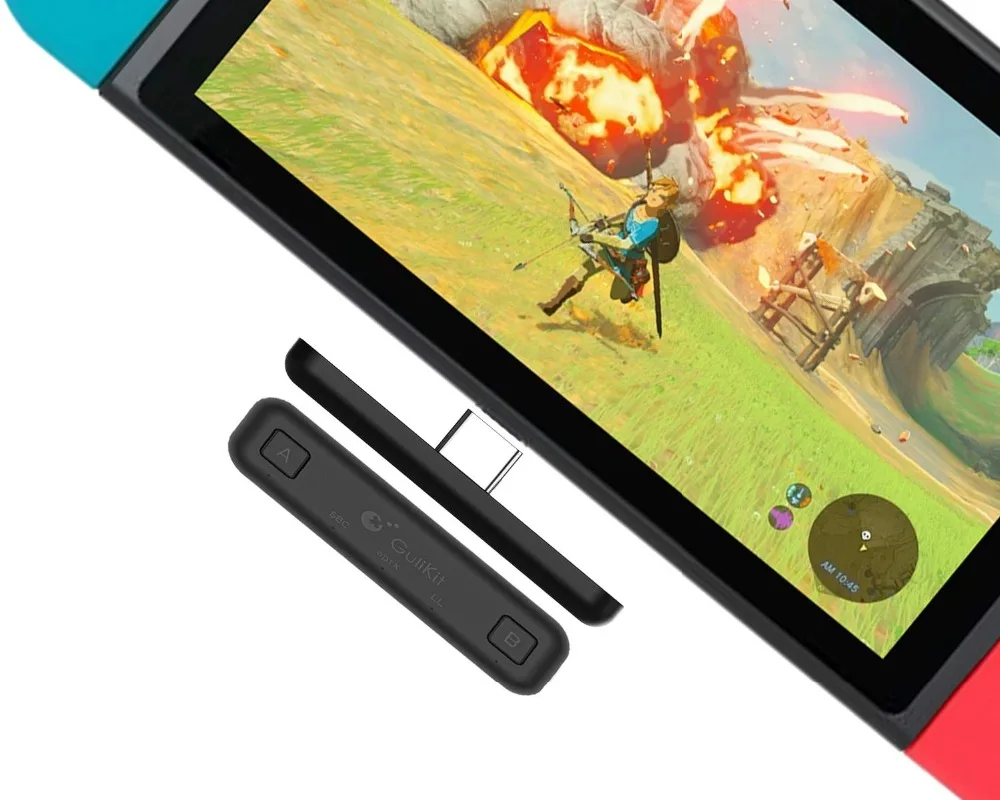 Беспроводной аудиоадаптер Route Air Bluetooth или передатчик type-C 5,0 для nintendo Switch, Switch Lite, PS4, PC ноутбуков [Enhanced]