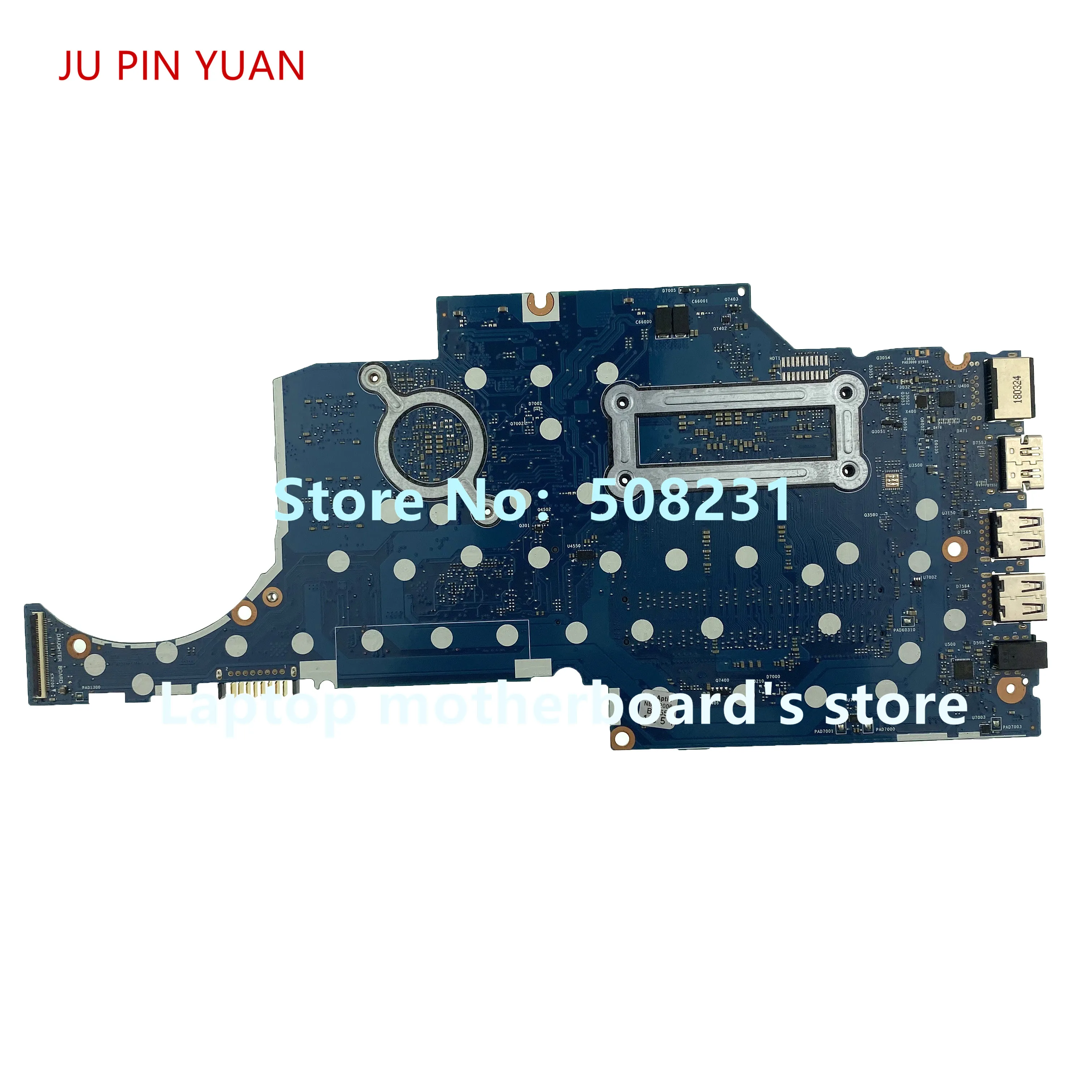 Seller  JU PIN YUAN L23396-001 L23396-601 For HP 14-C 14Q-C 14-CM Laptop motherboard With 520 2GB Ryzen3 22