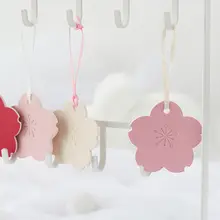 Sakura Flower Series Закладка Вишневый лепесток кожаная Закладка креативные канцелярские принадлежности горячая штамповка практичный конверт студенческий подарок