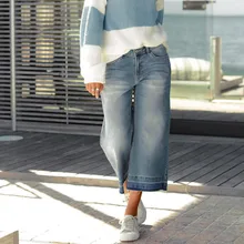 Повседневное джинсы женщина мама Высокая талия джинсы mujer spodnie; искусственная кожа; Прямая(дропшиппинг); damskie джинсы vaqueros mujer джинсовые уличная одежда большого размера 3XL однотонные свободные Z4