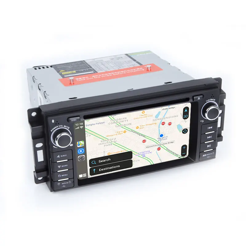CarExc Android 9,0 Радио беспроводной CarPlay DVD плеер gps навигация для Jeep Патриот libery, Wrangler Компас DODGE Chrysler