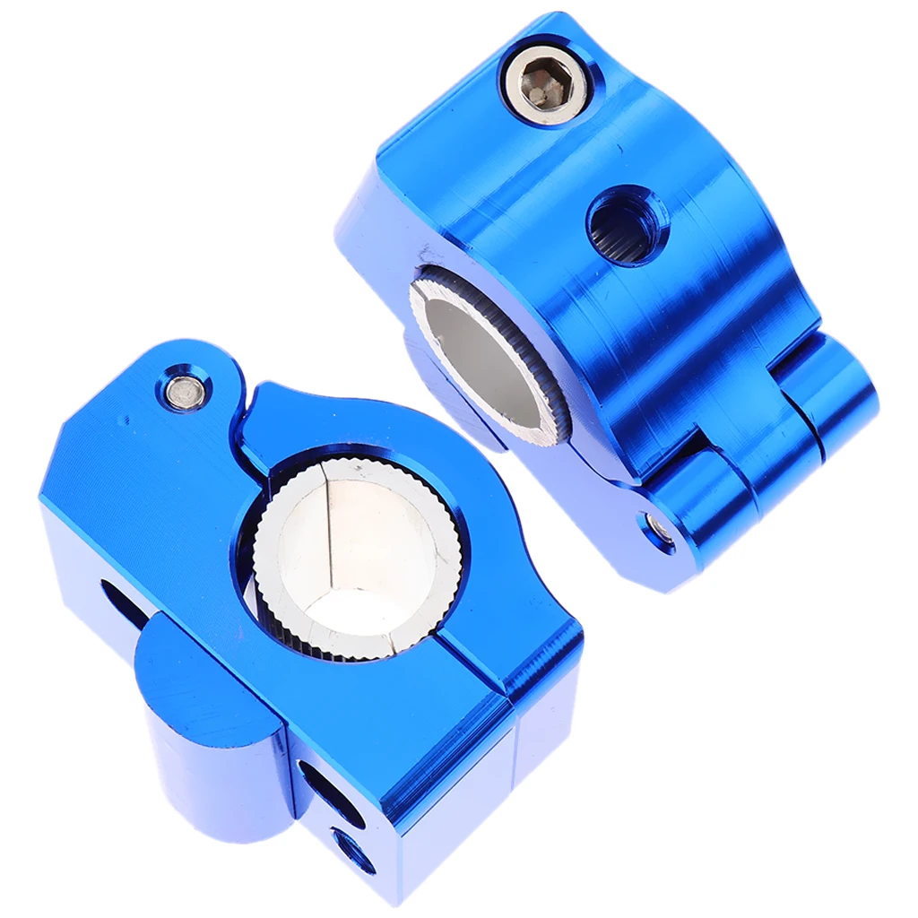 Motorbike Handlebar Risers Universal Motorcycle Handlebars Fit for 22mm - 28mm Aluminium Alloy Durable Bars Clamp