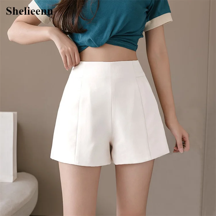 adidas shorts 2021 Women Summer New High Waist Shorts Chiffon Wide Leg Loose Large Size Office Ladies Suit Shorts Casual A-line Shorts Women ladies clothes