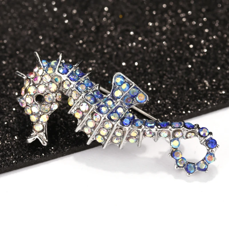 H350456X海马水钻胸针 (8)