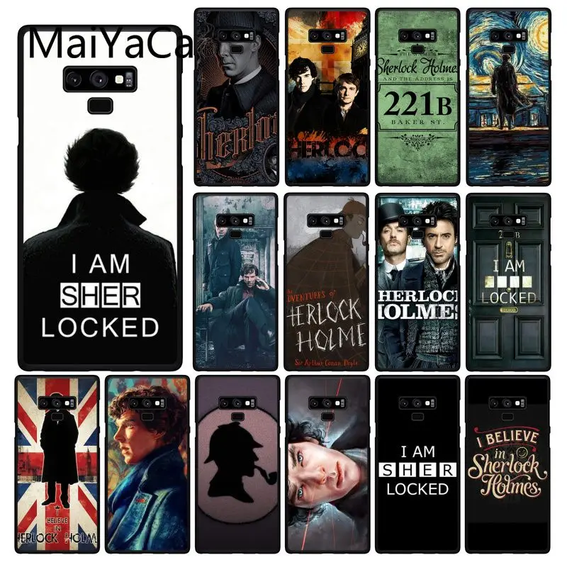 Maiyaca 221b I Am Sherlock Holmes Sherlocked Phone Case For Samsung Galaxy A50 0 0 A30 Note9 8 Note7 Note10 Pro Fitted Cases Aliexpress