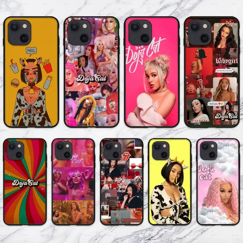 Чехол для телефона RUICHI Hot Singer doja cat iPhone 11 12 Mini 13 Pro XS Max X 8 7 6s Plus 5 SE XR | Мобильные