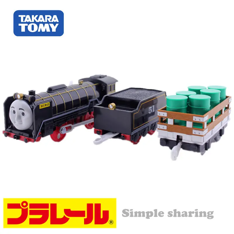 Такара Tomy Pla Rail Plarail поезд и друзья TS-07 Хиро Япония железнодорожный поезд моторизованный Электрический локомотив модель игрушки