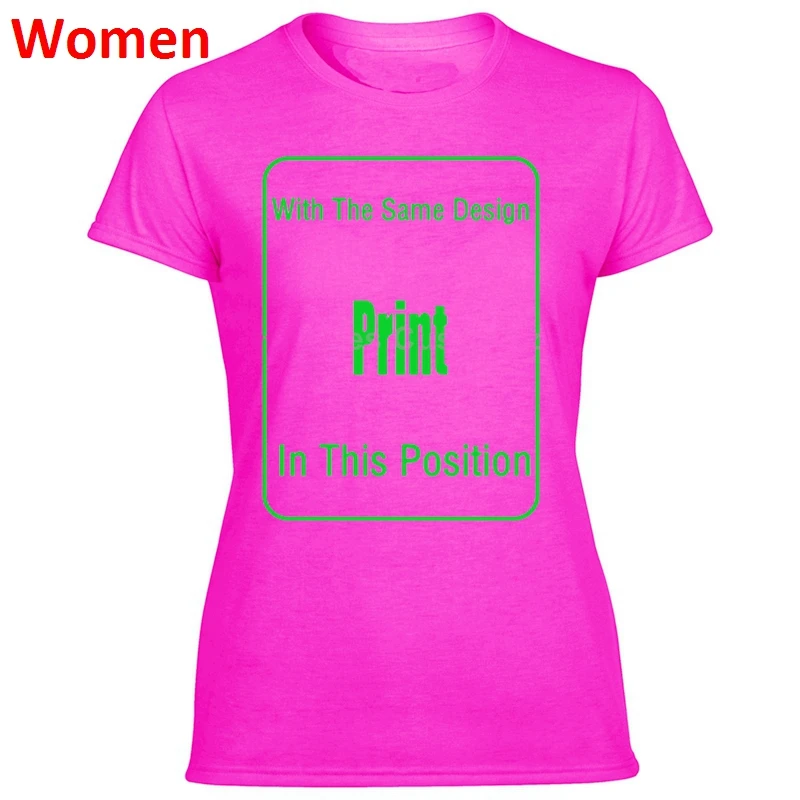 Вязанная Повседневная футболка с персонажами из комиксов, мужская хлопковая Милая Черная Базовая Однотонная футболка с комиксами, большие S-5xl футболки - Цвет: Women-Pink
