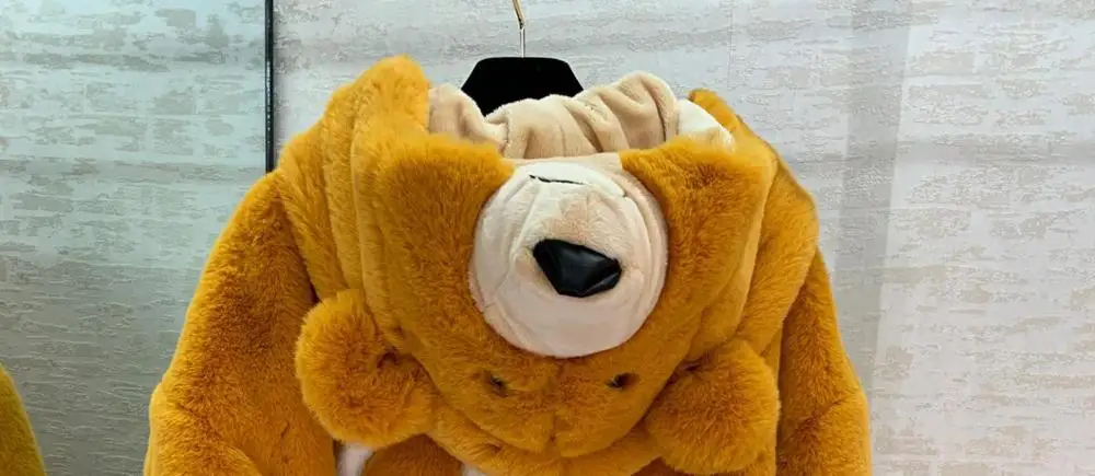 11,18 маленький Медвежонок пальто с капюшоном женское высокое качество Свободное пальто на молнии с длинным рукавом