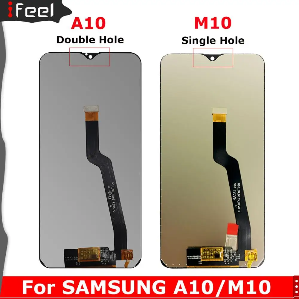 ЖК дисплей 6 2 дюйма для Samsung Galaxy A10 A105 A105F SM сенсорный экран с рамкой запасные части