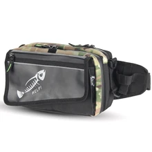 Clasp Design Protective Unisex Lure Storage Portable Waist Pack Multipurpose Fishing Bag Waterproof Outdoor Adjustable Strap