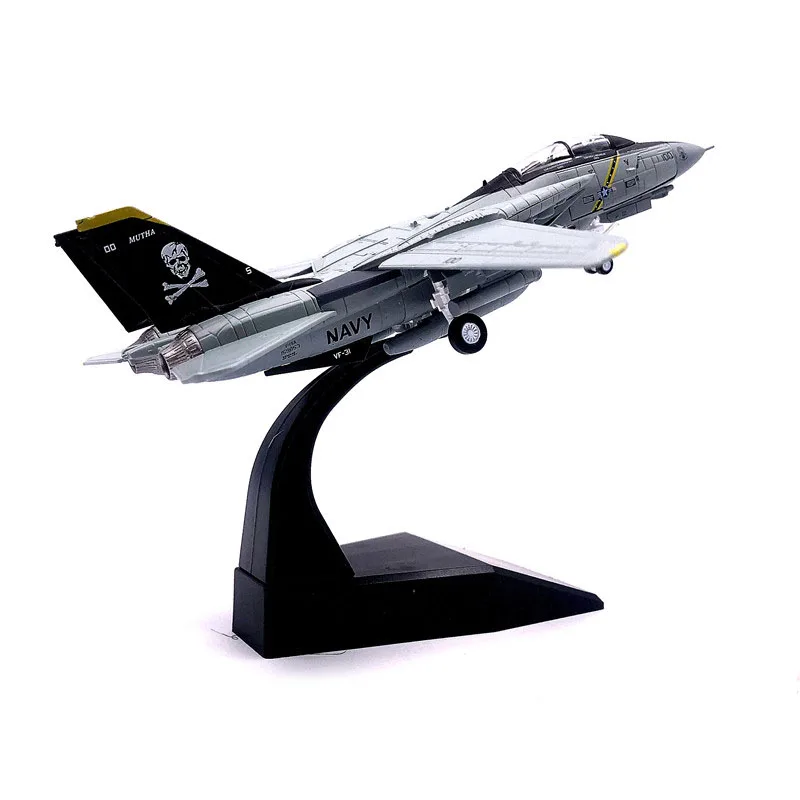 

1/100 Military Model Toys F14 Tomcat F-14A/B Fighter Diecast Metal Plane Model Toy For Collection Gift Free Shipping