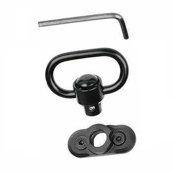 

Tactical Airsoft ar 15 accessories 1.25 inch M-LOK lightweight mount sling swivels sling adapter mount for hunting