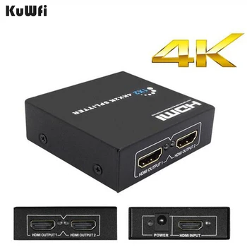 

KuWFi 4 input 1 output HDMI Switch Switcher HDMI Splitter HDMI Cable with Audio for XBOX PS4 Nintendo Switch 1080P HDMI 4 Input
