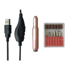 Многофункциональный USB контроль скорости Профессиональный полировщик ногтей сверла Электрический Маникюр Ручка Тип безопасный портативный экологически чистый