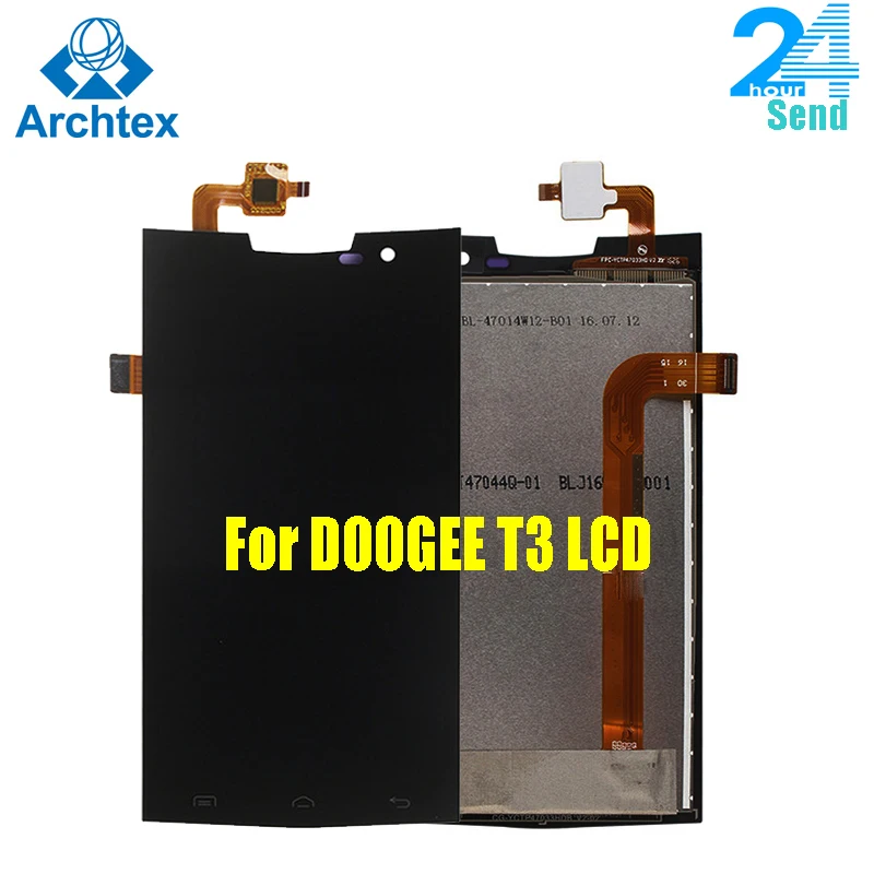 Goede 100% Originele Doogee T3 Lcd scherm + Touch Screen Digitizer Vergadering Panel Digitale Replacemen Gereedschap 4.7 \