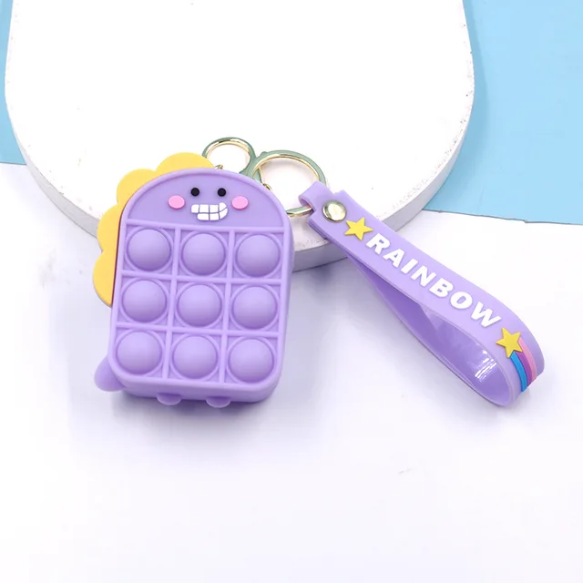 New Popit Mini Money Wallet Fingertip Toys Push Bubble Popite Pendant Bag Hot Sale Adult Decompression Toys Children Anti-Stress new 09