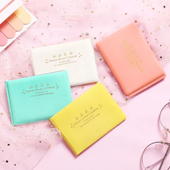 

1PC Auto Driver License Cover Unisex Formal Bag PU Leather Solid Cover For Car Driving Documents Card Credit Holder Case