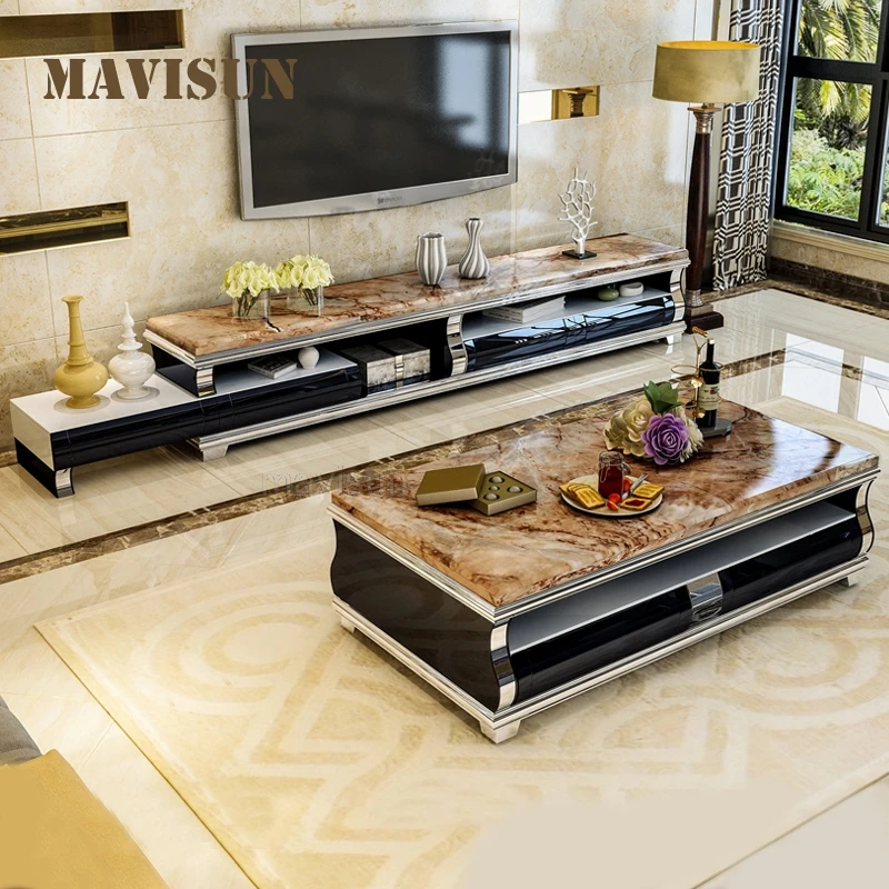 Mesa auxiliar de sofá para sala de estar, mueble multifuncional de almacenamiento, mesa de té, 2 piezas, diseño Unidad de TV|Mesas de café| - AliExpress