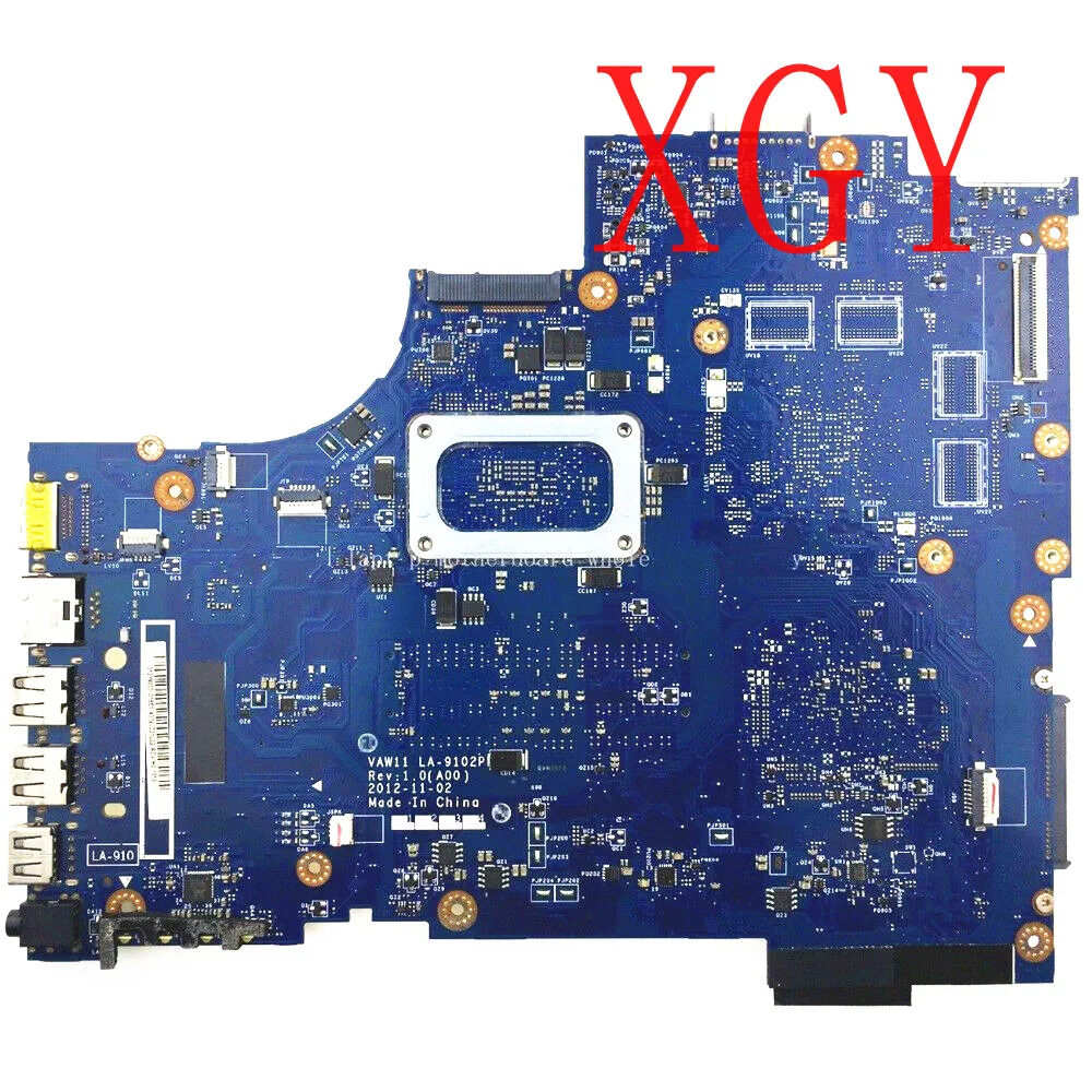 VAW11 LA-9102P для Dell Inspiron 3721 5721 материнская плата с процессором I7