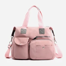 Sac de maternité en Nylon pour bébé, à langer, multifonction, grand sac de voyage à la mode, imperméable, BXY070