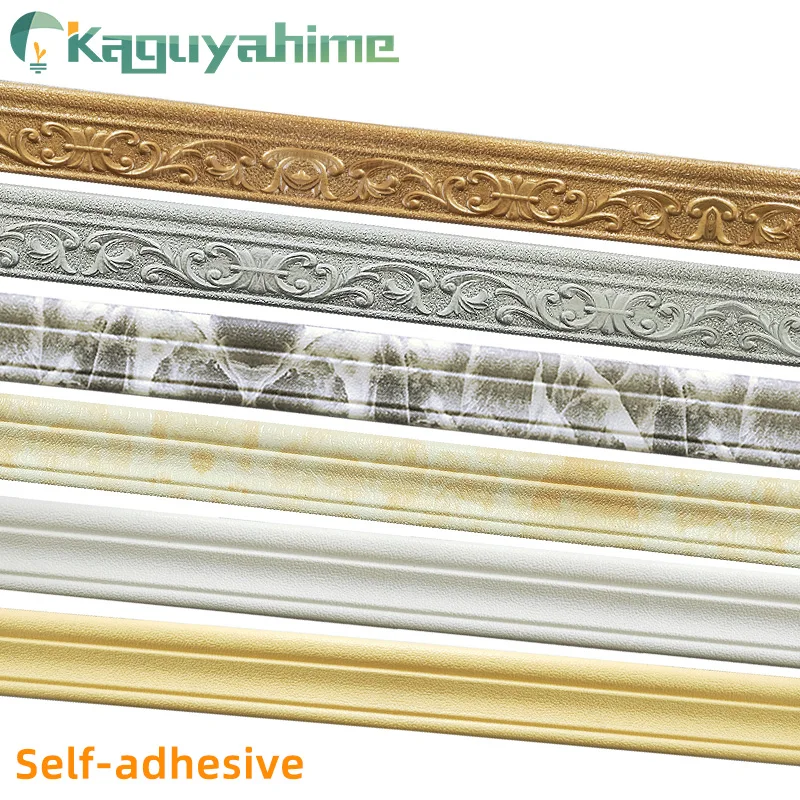 Kaguyahime 3D пенопластовая настенная талия водостойкая бордюрная самоклеящаяся 2 3 м