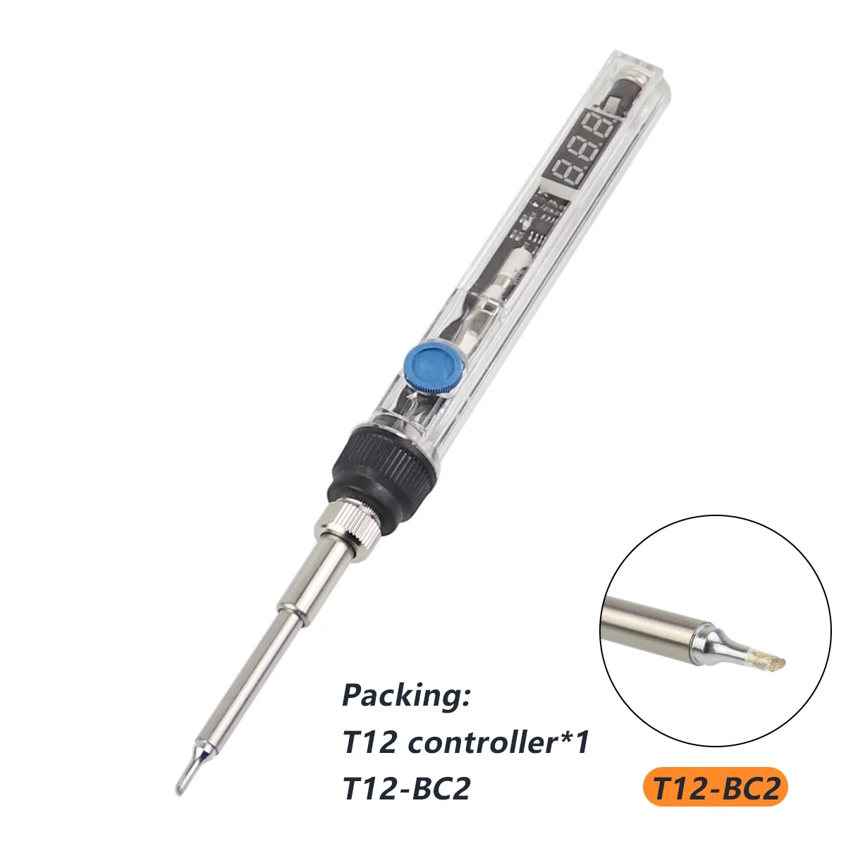Постоянный ток 12 24V T12 72 Вт мини Электрический паяльник для подключения к