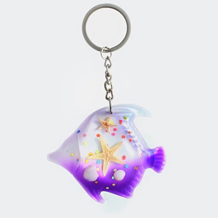 

[Bug] Oceans Crafts Creative Fish Keychain Resin Keychain Multi-color Selectable