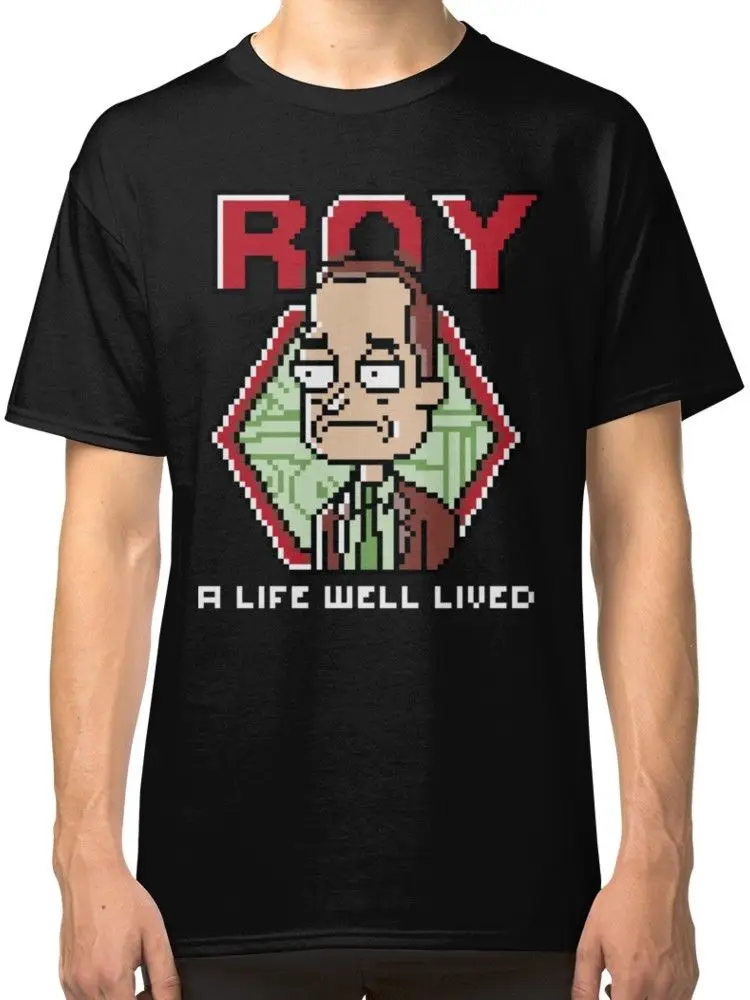 Rick And Morty Roy Men'S Black Tees T-Shirt Clothing Free Shipping Harajuku Tops T Shirt Fashion Classic Unique