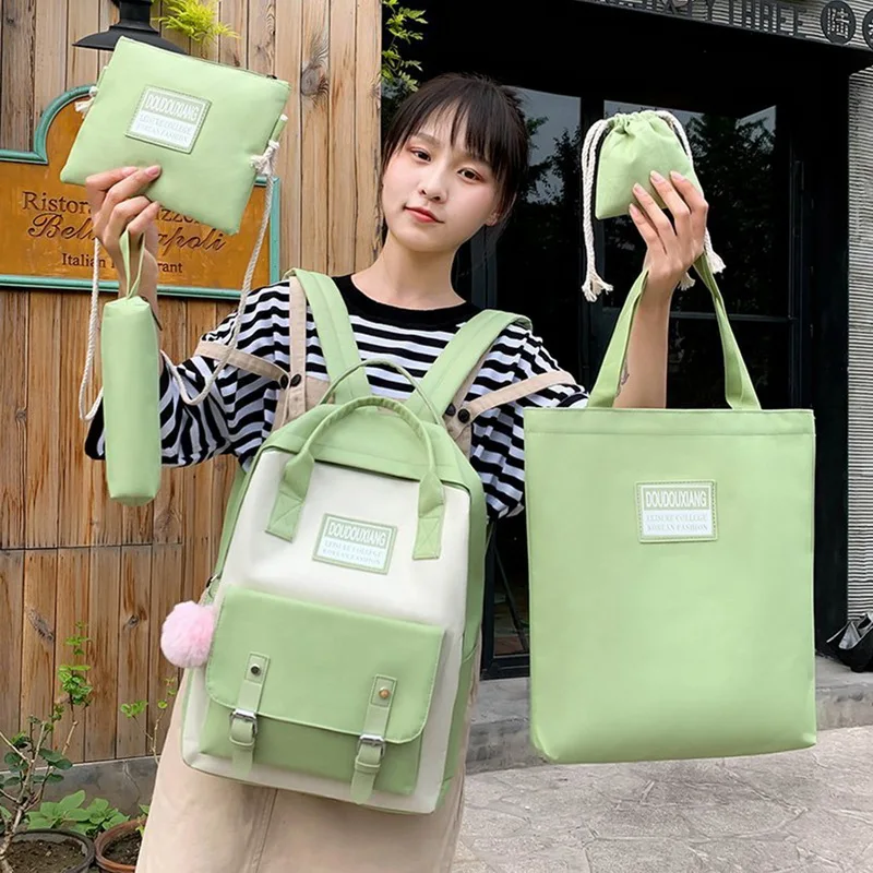 

New Trend Female Backpack Nylon Waterproof Women Backpack Fashion Casual Teenager Girl School Bags Child Student Shoulder Bags