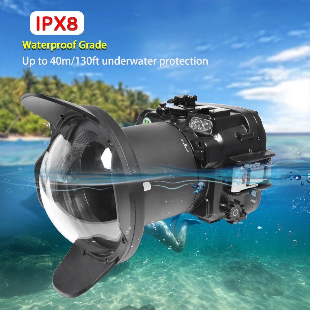 Seafrogs 40m/130ft Underwater Camera Housing Case