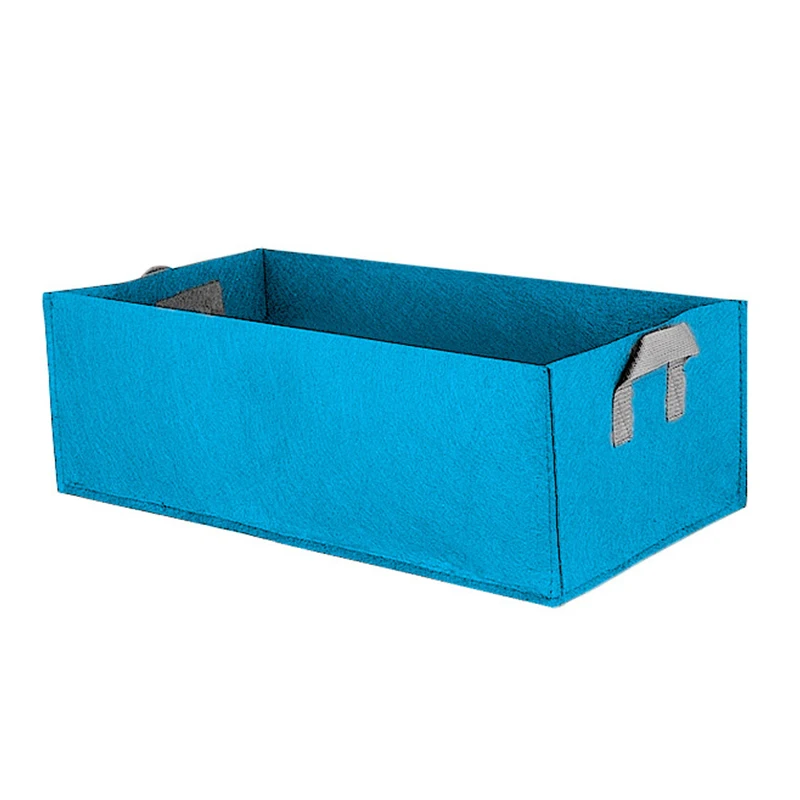 60x30x20cm Мешок для выращивания садовая кровать антикоррозионная уличная овощная сеялка Нетканая ткань рассада галлон дерево Ручка прямоугольник клубника - Цвет: 60x30x20cm