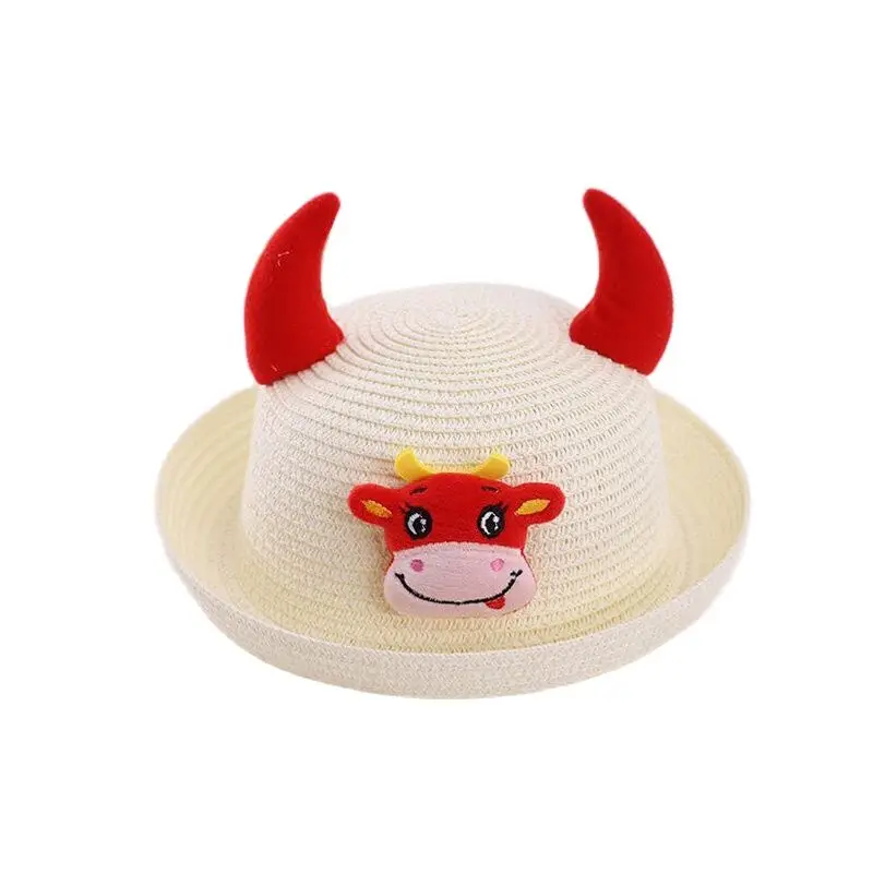 Korean Cute Cartoon Bull Horns Children 