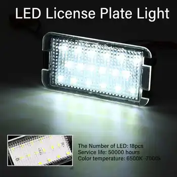 

Car LED Number License Plate Light For Seat Ibiza 6L ab Arosa Altea Cordoba MK1 MK2 Leon 1M for Toledo 5P 2004-2009