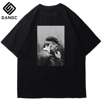 

Men Cotton Tee Shirt Peaky Blinders T-Shirt Short Sleeve Classic Men Graphic Vintage Tshirt Streetwear Peaky Blinders T Shirt