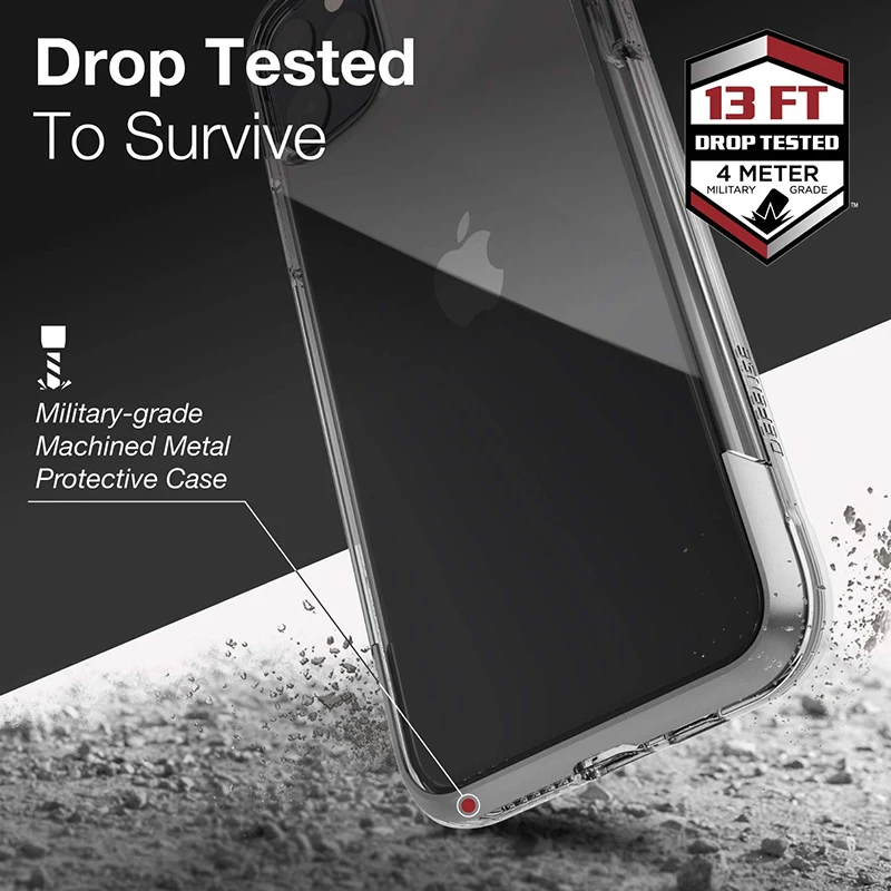 X-Doria Defense Air Phone Чехол для iPhone 11 Pro Max военный класс падение проверенный чехол для iPhone 11 Pro Алюминиевый Чехол