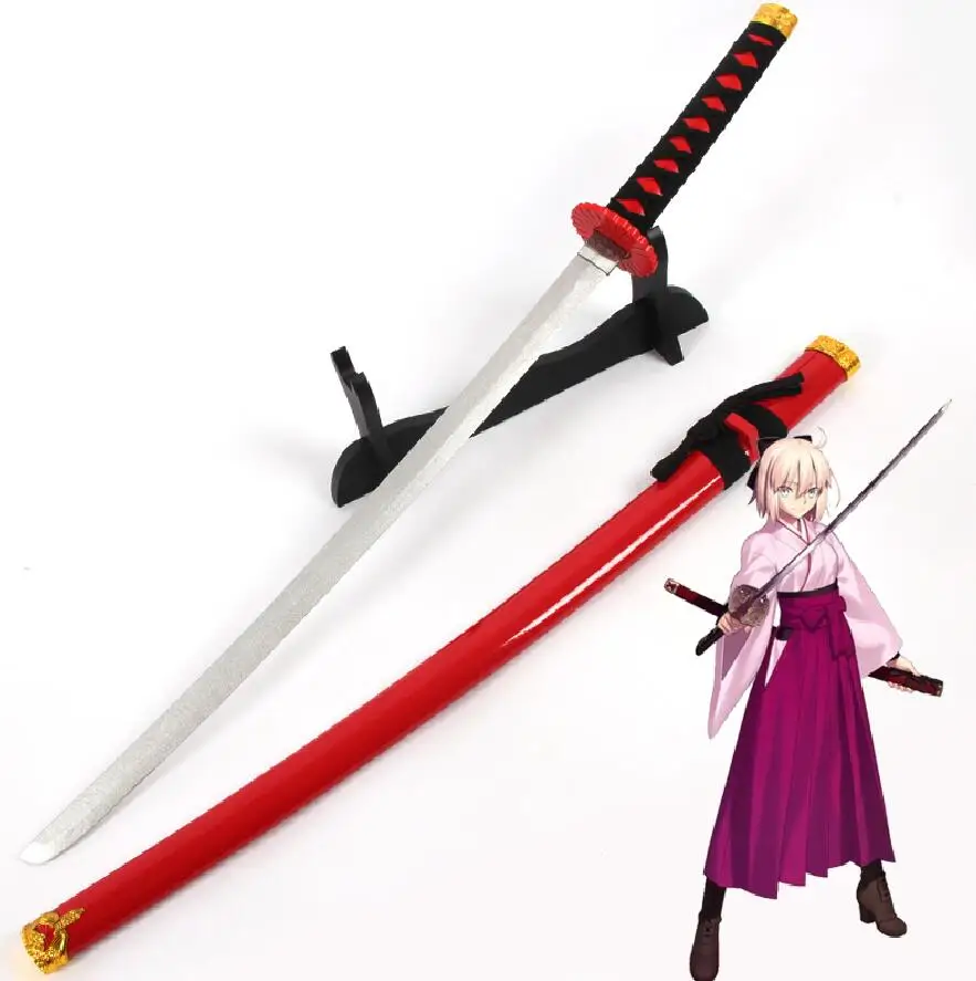 Hakuouki Yukimura Jiziru деревянный реквизит для косплея самурайский меч реквизит для выступлений