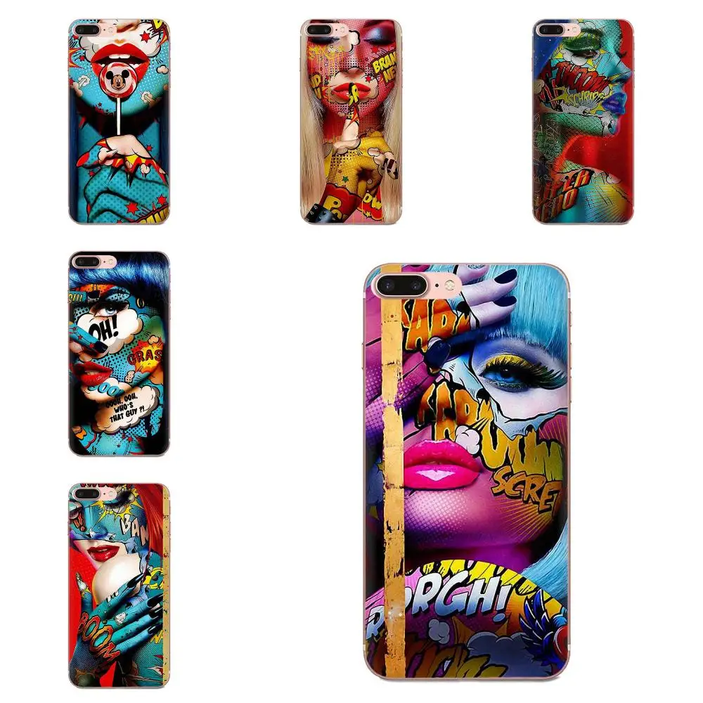 Artistic Colorful Girl Classic Print Phone Case For Galaxy Grand A3 A5 A7 A8 A9 A9S On5 On7 Plus Pro Star 2015 2016 2017 2018 | Мобильные