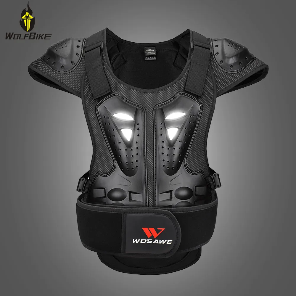 Защита спины Wolfbike для горного велосипеда мотоциклетные куртки взрослых