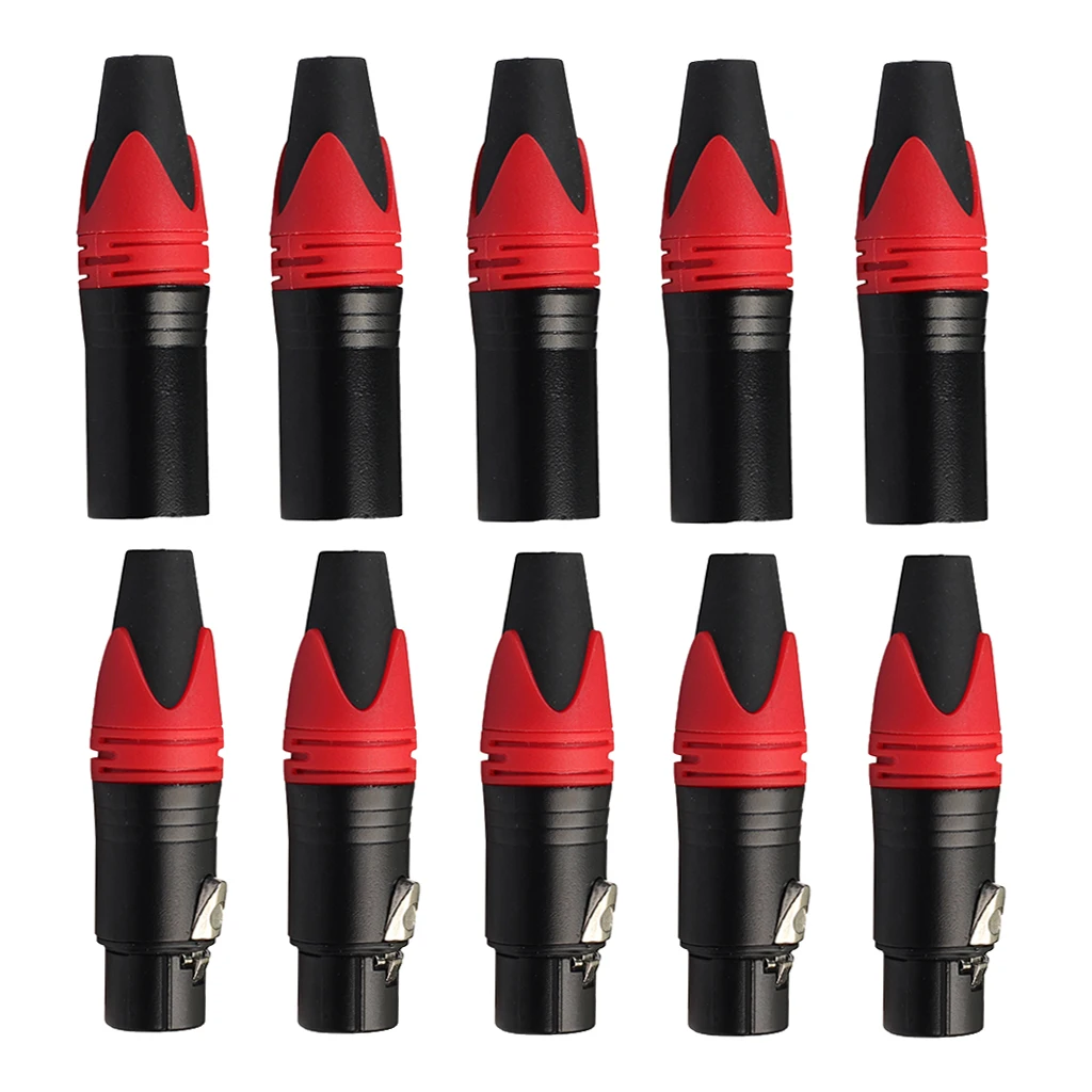 XLR 3 Pin аудио микрофонный кабель Разъем Мужской и Женский микрофон упаковка из 5