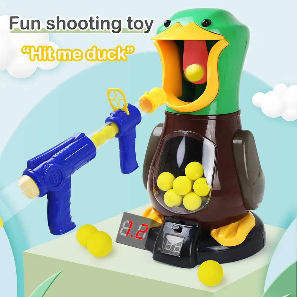 Novel Shooting Toys Hungry Shooting Duck Dinosaur Air-powered Gun Soft  Bullet Ball Electronic Scoring Game Kids Birthday Gift - Gags & Practical  Jokes - AliExpress